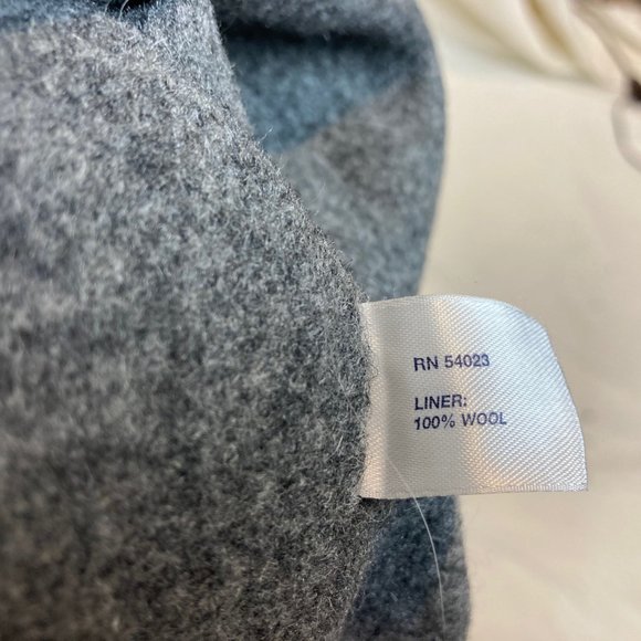 Plaid double breasted trench w/ wool insert + belt - Picture 6 of 6